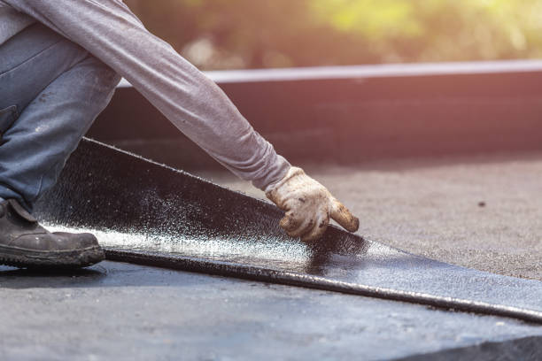 Professional Interior Drainage System technician working in Glenwood, MD
